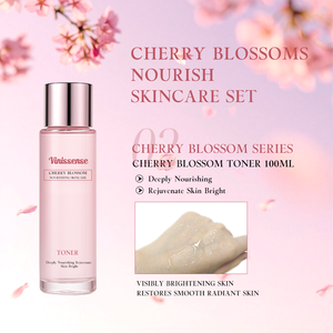 Ensemble de soins de la peau à la fleur de <span class=keywords><strong>cerisier</strong></span> de haute qualité, <span class=keywords><strong>vente</strong></span> chaude, extrait de fleurs de <span class=keywords><strong>cerisier</strong></span>, parfum de pétales, essence, soins de la peau, voyage, beauté - Product Image 2