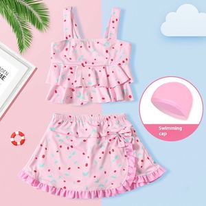 Summer New Princess Dress Style <span class=keywords><strong>Maillot</strong></span> <span class=keywords><strong>de</strong></span> <span class=keywords><strong>bain</strong></span> pour filles Bikini deux pièces pour enfants grands et bébés - Product Image 6