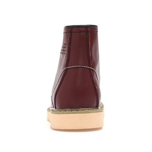 Botas de Hombre de Cuero Genuino para Otoño e Invierno, Botas de Trabajo con Punta Redonda, Botas de Tobillo de Cuero para Exteriores, Personalizadas - Product Image 6