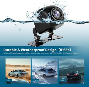 Araçlar için Geri Görüş Kamerası AHD 1080P 170 Derece Geniş Görüş Açılı Net Gece Görüşlü IP69K CVBS Geri Görüş Kamerası - Product Image 5