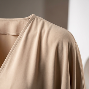 Ensemble Abaya de mode musulmane personnalisé, vêtements islamiques, tissu jersey de qualité supérieure, robe de prière élastique avec long hijab Khimar - Product Image 4