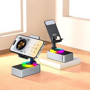 Soporte Para Teléfono Celular Con Altavoz Bluetooth Nalámbrco Y Base