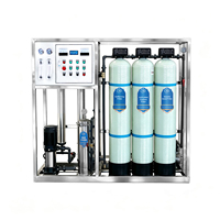 Système de traitement d'eau domestique sans réservoir en acier inoxydable en gros 0,5T-2T/H, machine de production d'eau pure autonettoyante CE