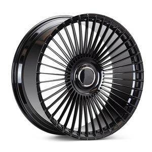 Jantes forgées sur mesure noires à rayons multiples de 18 à 24 pouces pour <span class=keywords><strong>Mercedes</strong></span>-<span class=keywords><strong>Benz</strong></span> BMW Audi <span class=keywords><strong>SUV</strong></span> 5X112 Jantes en alliage 6061-T6 Jantes de voiture de tourisme - Product Image 1