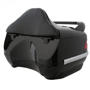 Coffre arrière de moto avec boîte à bagages et feu arrière pour Harley Honda <span class=keywords><strong>Yamaha</strong></span> - Product Image 4