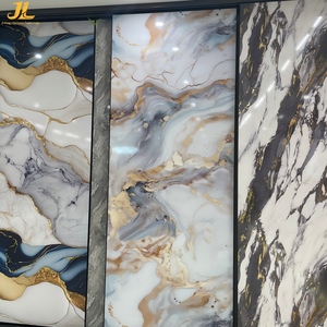 Panel de Pared de PVC con Diseño de Mármol Moderno y de Lujo, Resistente a la Humedad y a los Rayos UV, Ideal para Decoración de Interiores de Apartamentos, Gran Venta - Product Image 4