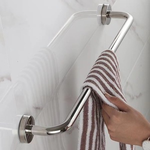 Porte-serviettes moderne en acier inoxydable à tige unique sans perçage Porte-serviettes <span class=keywords><strong>de</strong></span> <span class=keywords><strong>salle</strong></span> <span class=keywords><strong>de</strong></span> <span class=keywords><strong>bain</strong></span> <span class=keywords><strong>pour</strong></span> accrocher le support <span class=keywords><strong>de</strong></span> toilette <span class=keywords><strong>Barre</strong></span> <span class=keywords><strong>de</strong></span> <span class=keywords><strong>bain</strong></span> - Product Image 3