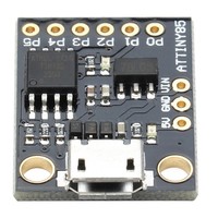 Mini Placa de Desarrollo ATtiny85 con Micro USB, 8KB de Memoria Flash, Reloj de 16.5MHz y 6 Pines de E/S Multifunción para Dispositivos Inteligentes IoT