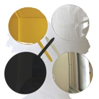 Rectangle hexagonal rond clair personnalisé gâteau acrylique blanc