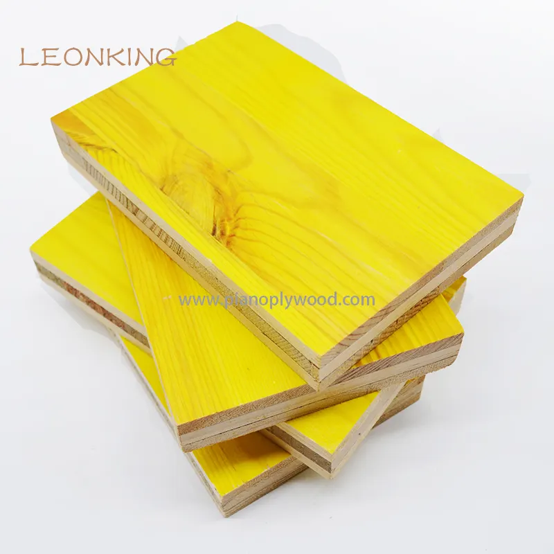 27mm pine core 3ply yellow shuttering panels / construction formwork panels price