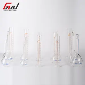 Лаборатория использует прозрачную цветную стеклянную мерную колбу разных размеров, класс стеклянной объемной колбы. - Product Image 1