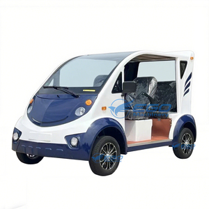 Voiture de patrouille économique à batterie au lithium pour adultes, 4 places, avec logo personnalisé, idéale pour le tourisme, à vendre - Product Image 1