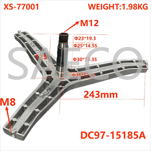 Araña de <span class=keywords><strong>Tambor</strong></span> para <span class=keywords><strong>Lavadora</strong></span> <span class=keywords><strong>Samsung</strong></span> DC97-15185A XS-77001, Repuestos para <span class=keywords><strong>Lavadora</strong></span> - Product Image 2