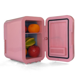 <span class=keywords><strong>Mini</strong></span> refrigerador inteligente portátil de 6 litros y 12V, <span class=keywords><strong>Nevera</strong></span> portátil, barra de vidrio, cosmética, belleza para uso doméstico, coche eléctrico - Product Image 3