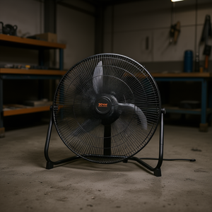 Ventilador Industrial de Piso de 20 Pulgadas con 3 Velocidades, Rejilla Metálica de Alta Velocidad, Motor de Corriente Alterna, Control Mecánico - Product Image 2