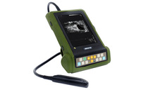 Mini Ecógrafo Veterinario de Palma RKU10 con Sonda Transrectal para Animales Grandes y Pequeños - Prueba de Embarazo para Cerdos, Perros, Caballos, Ganado, Ovejas
