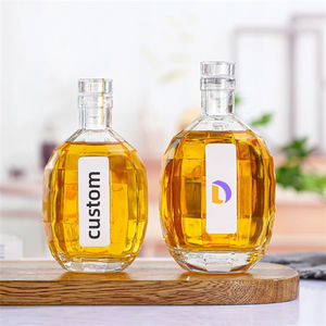 250ml 375ml 500ml Sello en forma de <span class=keywords><strong>Granada</strong></span> Licor de vino fresco Botellas de jugo de vidrio únicas con tapón - Product Image 1