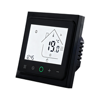 Thermostat TYSH Tuya avec écran LCD et capteur interne, contrôleur universel pour chaudières hydroniques et systèmes de chauffage électriques