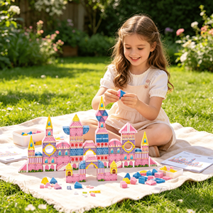 Offre Spéciale – Blocs de Construction Magnétiques en ABS de 3,0 cm, 45 Pièces – Jouet Éducatif de Géométrie DIY pour la Construction de Petits Châteaux, pour Enfants de <span class=keywords><strong>4</strong></span> Ans et Plus - Product Image 3