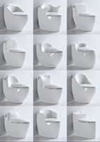 WC en céramique PATE Sanitary Ware 2022, à poser au sol, nouveau design italien, noir mat, forme d'œuf