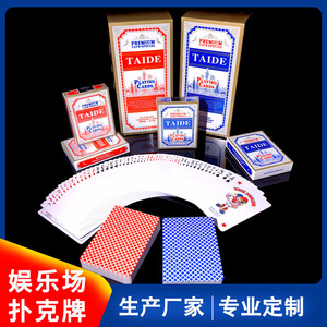 Cartes à Jouer Ted 63x88mm Bleu Royal Rouge Jeu de Cartes d'Entretenissement Poker avec Impression de Logo - Product Image 5