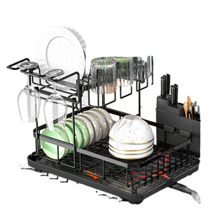 <span class=keywords><strong>Escurridor</strong></span> <span class=keywords><strong>de</strong></span> <span class=keywords><strong>Platos</strong></span> Multifuncional <span class=keywords><strong>de</strong></span> Acero al Carbono para Organización <span class=keywords><strong>de</strong></span> Cocina, <span class=keywords><strong>Escurridor</strong></span> <span class=keywords><strong>de</strong></span> Vajilla, Bandeja <span class=keywords><strong>de</strong></span> Goteo, Portavasos <span class=keywords><strong>Colgante</strong></span>, Plegable - Product Image 1