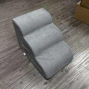 Komfortable Moderne Solide Hundetreppe Memory-Schaum Haustiertreppe Hundeleiter für Katzen & Hunde Bett- und Sofanutzung - Product Image 4