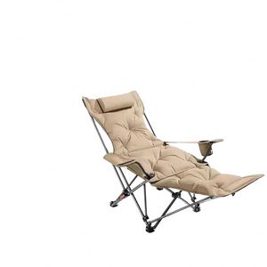 Silla Plegable para Exteriores, Portátil, para Camping, Pesca, Picnic, Playa, con Reposapiés Ajustable, para Sentarse y Recostarse - Product Image 1