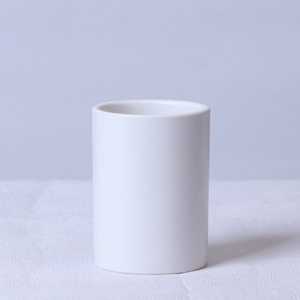 Tazza in Ceramica Minimalista Giapponese Bianca e Nera per Coppie, Tazza <span class=keywords><strong>da</strong></span> Tè Cilindrica Senza Manico, Bicchiere per Spazzolino <span class=keywords><strong>da</strong></span> Denti e Collutorio per Hotel - Product Image 6