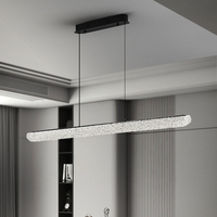 Luminaire suspendu moderne pour îlot de cuisine italien, en aluminium et acrylique, pour table à manger, salon, restaurant, lustre de plafond