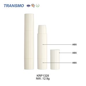 หลอดลิปสติกอะลูมิเนียมทรงเพรียวบาง สีอ่อน พร้อมฝาเกลียว สำหรับลิปบาล์มหรือบลัชออน - Product Image 1