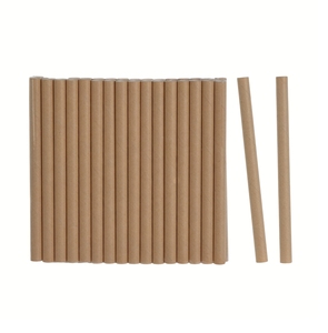 Pailles en papier compostables naturelles écologiques vietnamiennes sans plastique pour une utilisation de voyage respectueuse de l'environnement - Product Image 3