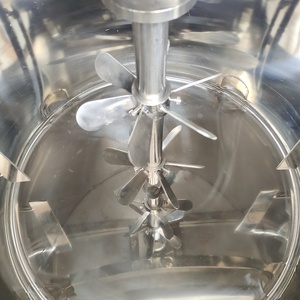 Mezclador de Líquidos con <span class=keywords><strong>Agitador</strong></span> y Raspador CE, Tanque de Mezcla Portátil de Acero Inoxidable para Productos Químicos, 300 Litros - Product Image 4