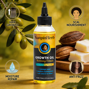 Aceite de Romero para el Crecimiento del Cabello Afro, Tratamiento para el Cuero Cabelludo, Hidratante, Reparador, Anti-Rotura, Marca Privada, Suministro al por Mayor - Product Image 3