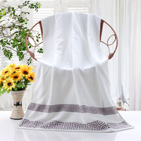 Ensemble de serviettes de bain et de toilette en tissu 100% coton de luxe avec logo personnalisé Jacquard 35*75cm, séchage rapide, pour hôtel
