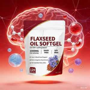 Suplemen Kesehatan Minyak Biji Rami Softgel Harga Terjangkau untuk Jantung, Kulit, dan Rambut - Product Image 1