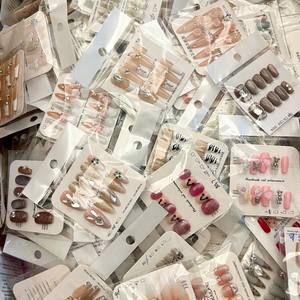 Venta al Por Mayor <span class=keywords><strong>de</strong></span> <span class=keywords><strong>Uñas</strong></span> Postizas Acrílicas Hechas a Mano con Diseño y Tamaño Aleatorio, Efecto Ojo <span class=keywords><strong>de</strong></span> Gato, Cortas, Tipo Press on, Juego <span class=keywords><strong>de</strong></span> 10 Piezas - Product Image 2