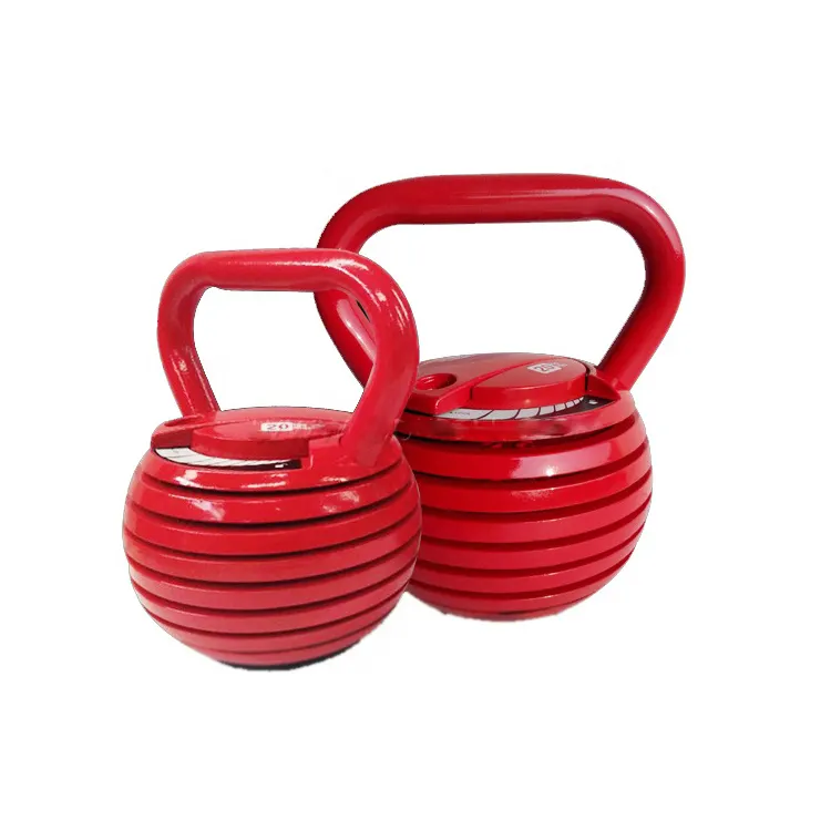 Set Kettlebell regolabile da 5 libbre-20 libbre, piastre in ghisa, Kettlebell per l'allenamento della forza