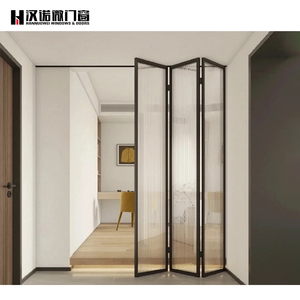 Hannover tinh thể gấp phân vùng cửa chống cháy thiết kế nhôm gấp cửa kính accordion cửa gấp cho trong nhà - Product Image 1