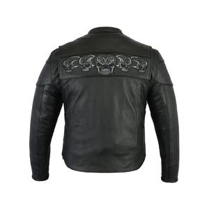 Moto de course pour hommes en cuir PU de haute qualité vestes d'équitation de course de moto pour hommes vente en gros - Product Image 6