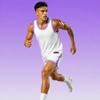 Ensemble de maillots de football sans manches personnalisés OEM ODM, logo, nom et numéro personnalisés, maillot d'entraînement de football en maille respirante