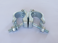 FARTHINGS Collier de serrage pour échafaudage en acier, à double rotation, pressé, conforme BS 1139, design industriel
