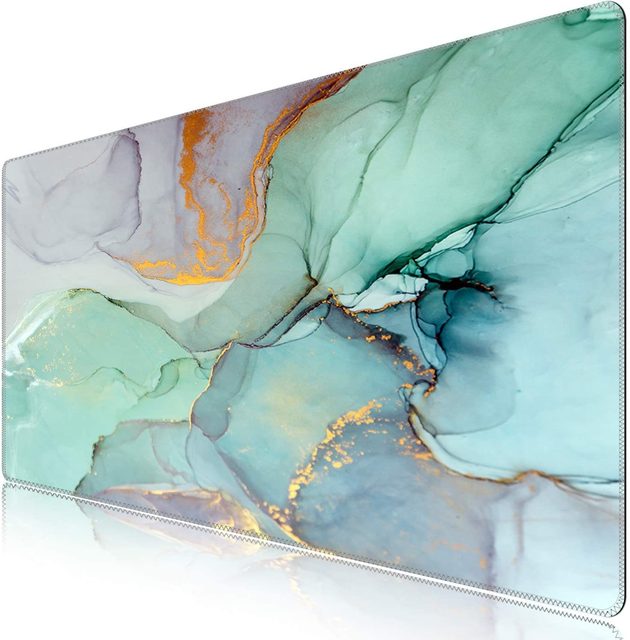 Custom Printed Large XXL Anti-Slip Ergonomic Marble Mouse Pad 3D Heat Transfer Rubber ROHS Compliant for Lenovo Mouse