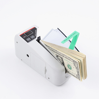 Portable Mini Bill Money Currency Counter Machine Comptage Quantité de factures Convient à la plupart des devises papier