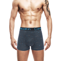 Careuokin Spandex / Polyester Boxers Hommes À Carreaux Floral Dernier Imprimer Xxx Mens Mid Waist Boxer Briefs Slip 2024 En Vrac