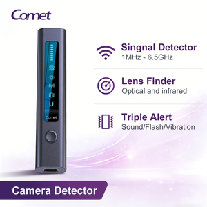 Großhandel 2026 Tragbarer Spionagekamera-Detektor <span class=keywords><strong>GSM</strong></span> GPRS Signalfinder ABS 5M Erkennungsreichweite Anti-Tracking Versteckte Kamera Scanner - Product Image 1