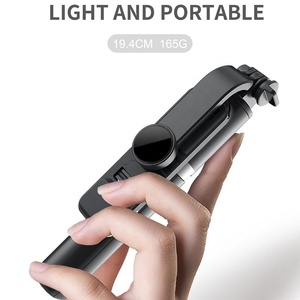 Bastão de selfie wireless e <span class=keywords><strong>bluetooth</strong></span>, dobrável, mini tripé, controle remoto para ios e <span class=keywords><strong>android</strong></span> - Product Image 3