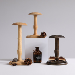 <span class=keywords><strong>Porte</strong></span>-chapeau en bois massif vintage pour hommes et femmes magasin de vêtements présentoir magasin accessoires de décoration et <span class=keywords><strong>porte</strong></span>-chapeau - Product Image 2