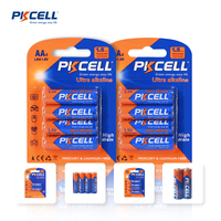 PKCELL AA Alkaline LR6 baterai kering produsen stok Cina grosir termometer Oximeter