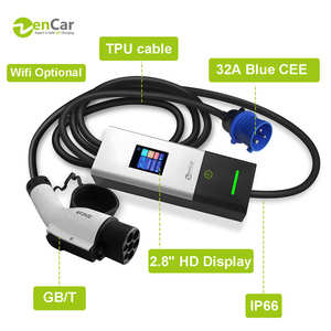 ODM OEM 32A Cargador portátil EV Zencar Modelo más nuevo <span class=keywords><strong>C20</strong></span> 7.4kW EVSE GB Enchufe estándar 230V 1 Fase <span class=keywords><strong>2</strong></span>,8 Pulgadas LCD Pantalla colorida - Product Image 6
